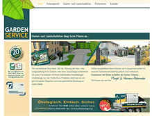 Tablet Screenshot of garden-service.net
